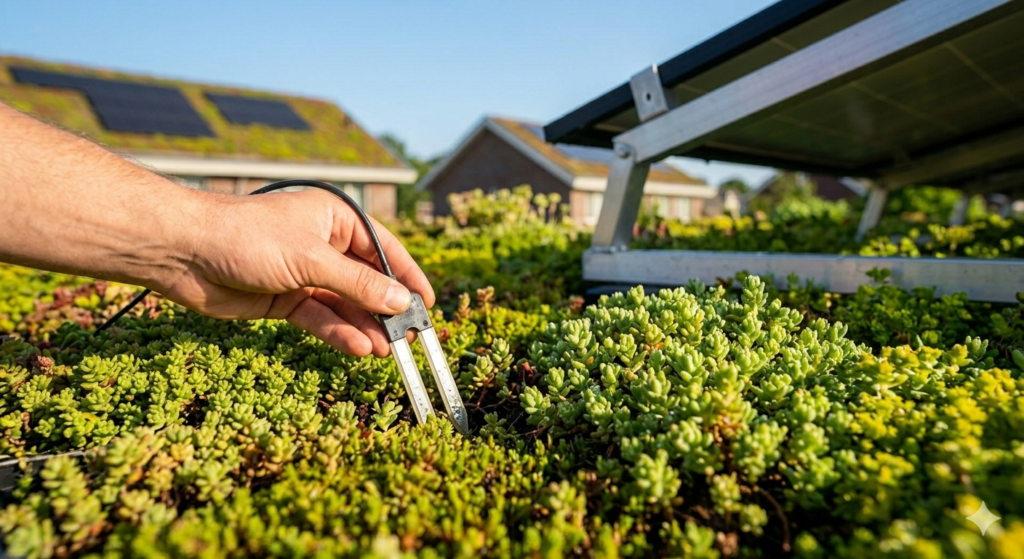 sedumdak zonnepanelen goede combinatie