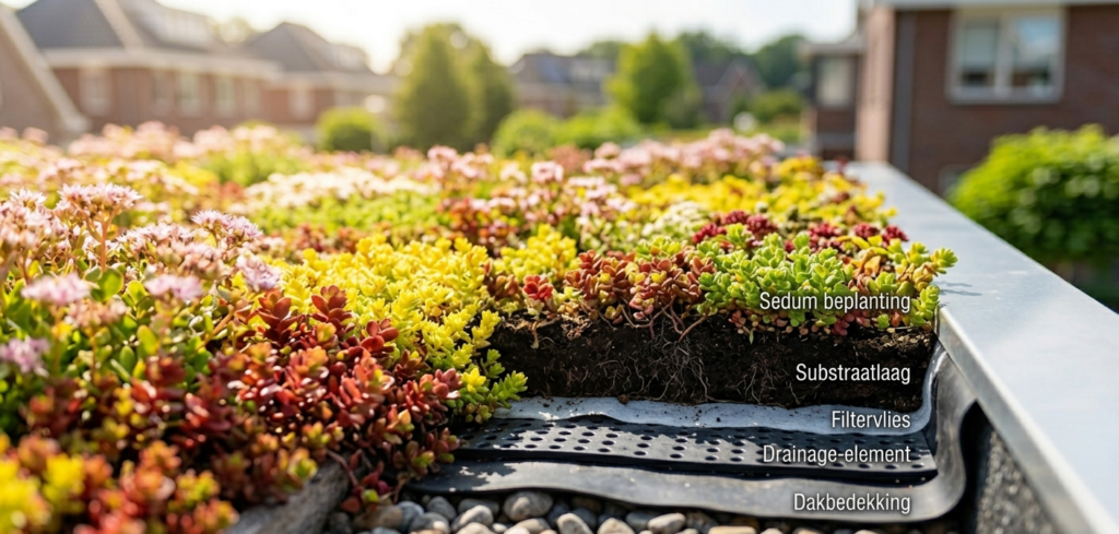 wat is een sedum dak