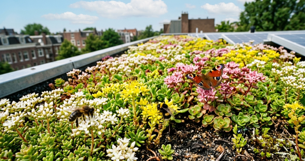 wat leeft er op een sedumdak