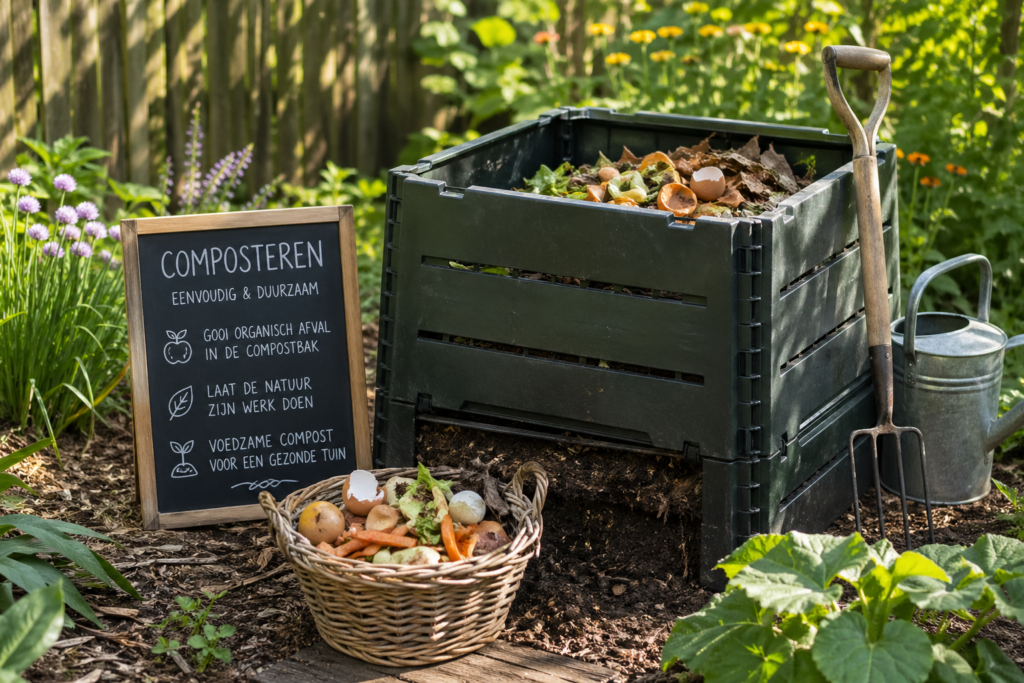 composteren in tuin